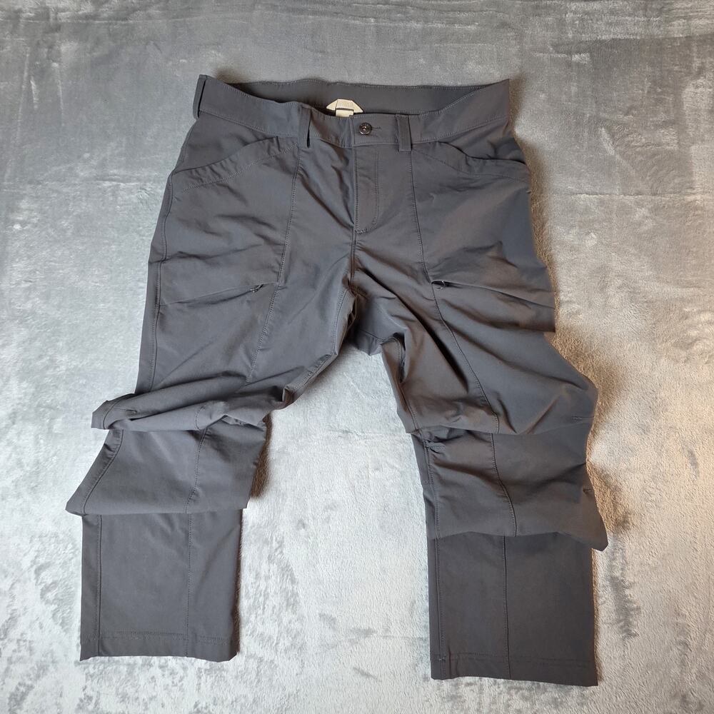 Duluth Trading Co. Gray Dry On The Fly Slim Leg Pants Women’s Size 14x29